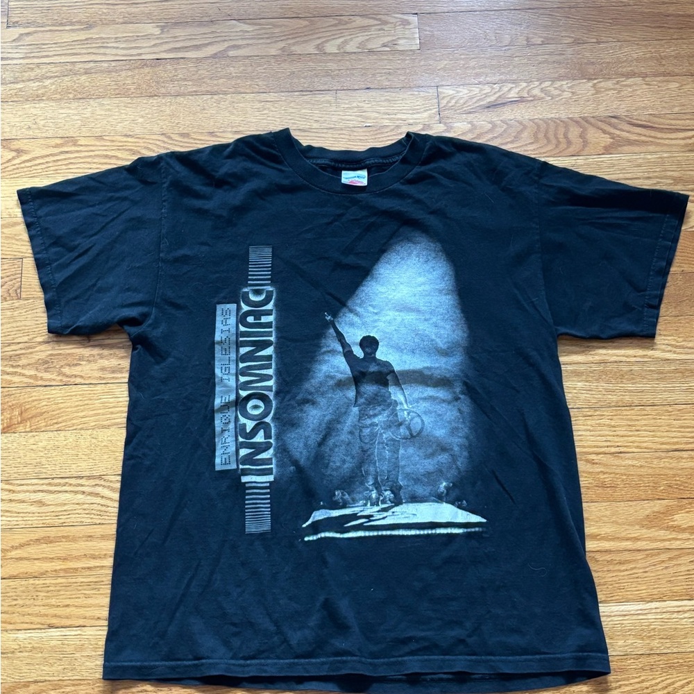 Insomniac Enrique Iglesias Black Graphic T-Shirt